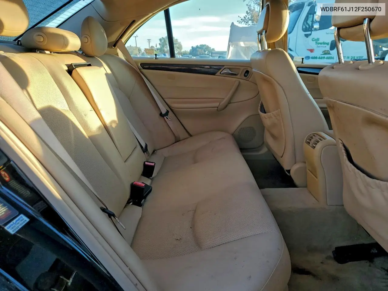 WDBRF61J12F250670 2002 Mercedes-Benz C 240