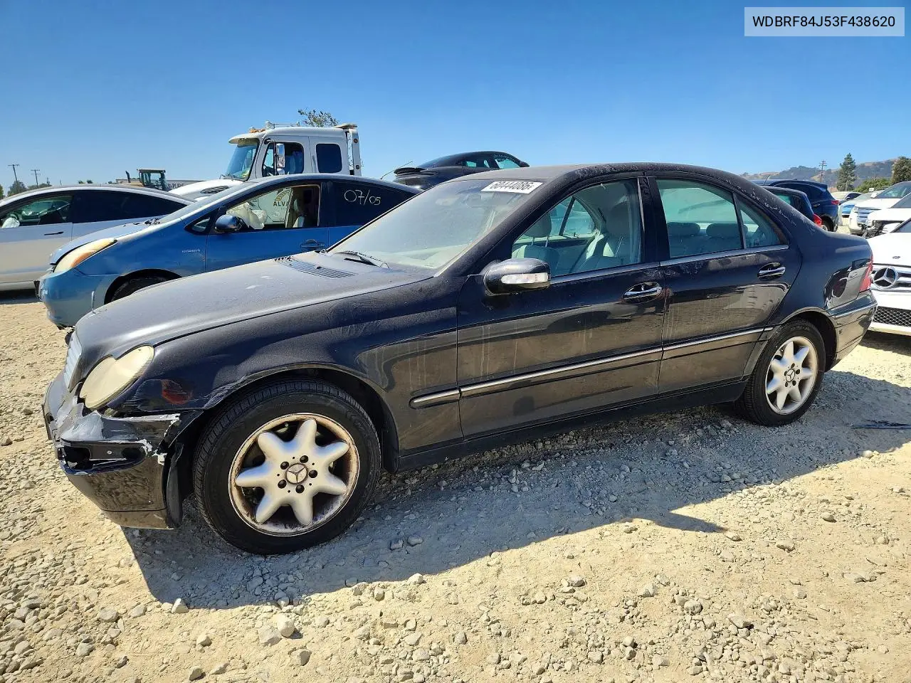2003 Mercedes-Benz C 320 4Matic VIN: WDBRF84J53F438620 Lot: 60444086