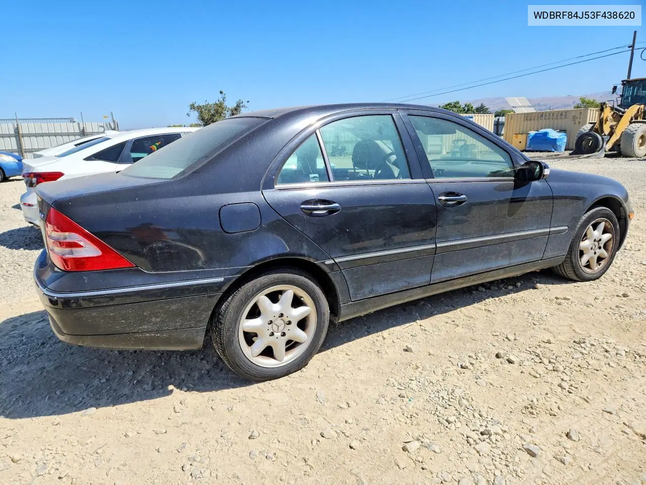 2003 Mercedes-Benz C 320 4Matic VIN: WDBRF84J53F438620 Lot: 60444086