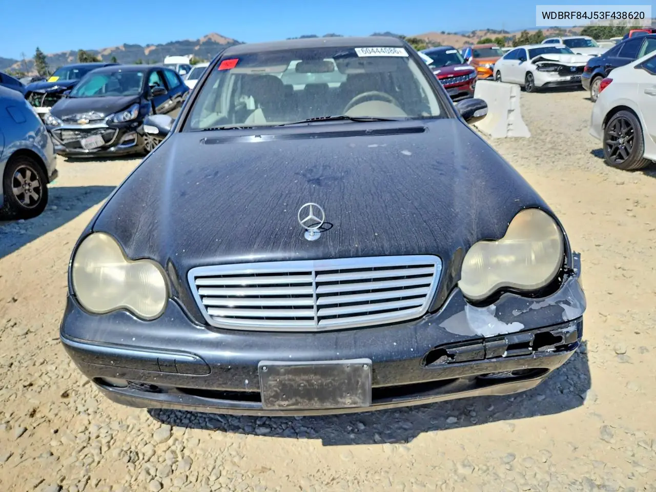 2003 Mercedes-Benz C 320 4Matic VIN: WDBRF84J53F438620 Lot: 60444086