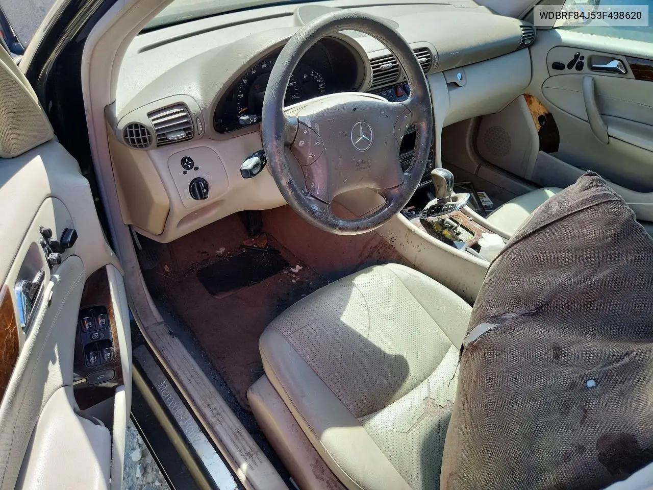 2003 Mercedes-Benz C 320 4Matic VIN: WDBRF84J53F438620 Lot: 60444086