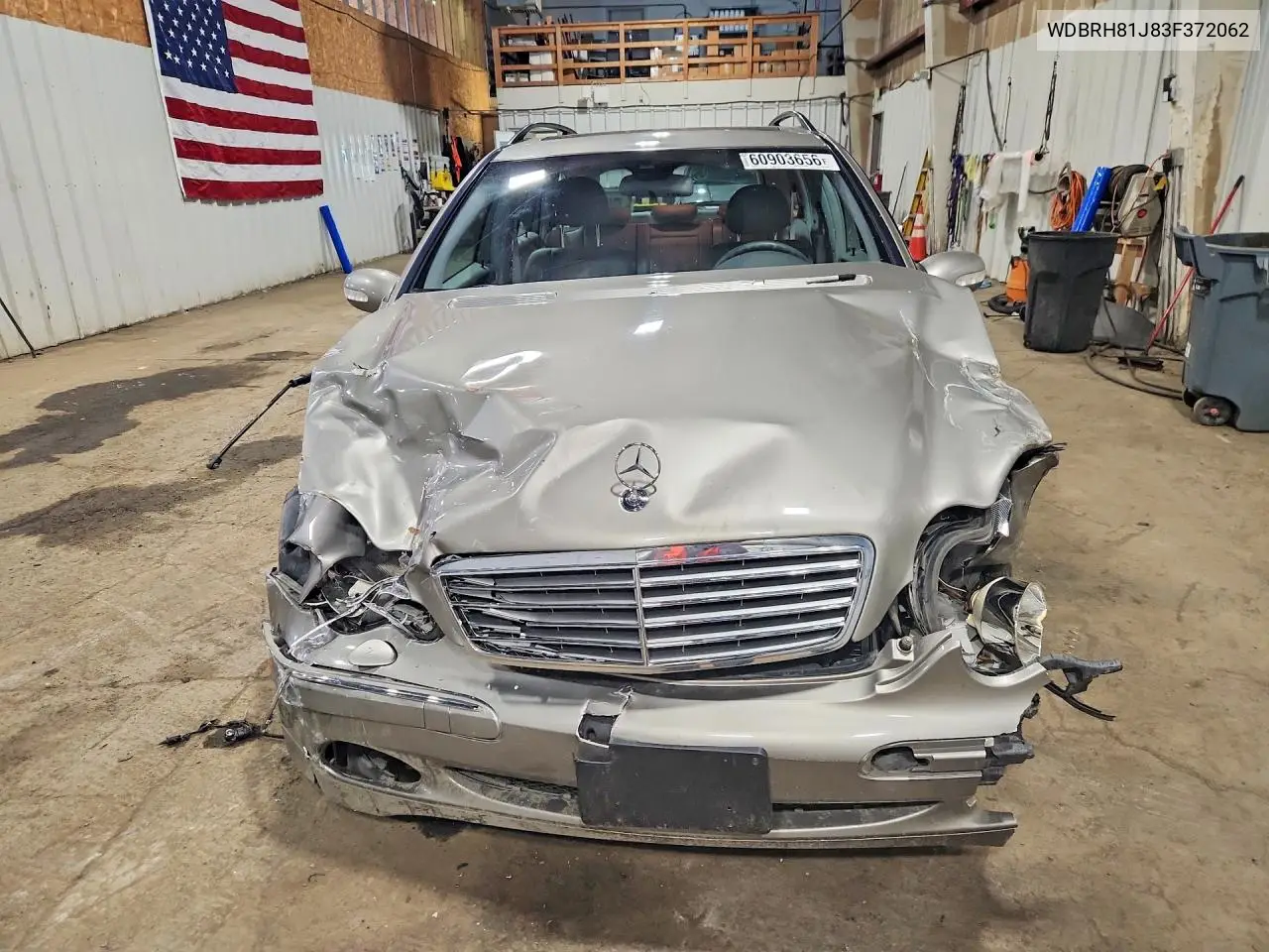 2003 Mercedes-Benz C 240 Sportwagon 4Matic VIN: WDBRH81J83F372062 Lot: 60903656