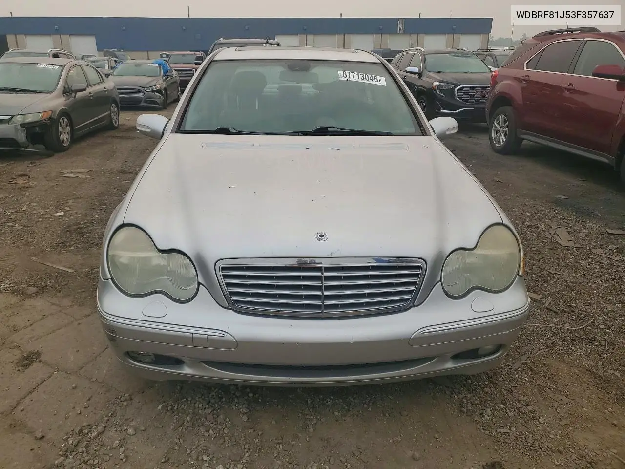 2003 Mercedes-Benz C240 VIN: WDBRF81J53F357637 Lot: 61713046