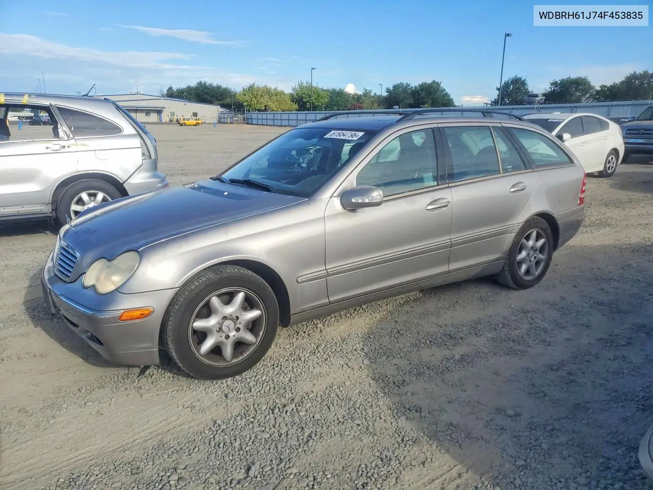 2004 Mercedes-Benz C 240 Sportwagon VIN: WDBRH61J74F453835 Lot: 61954796