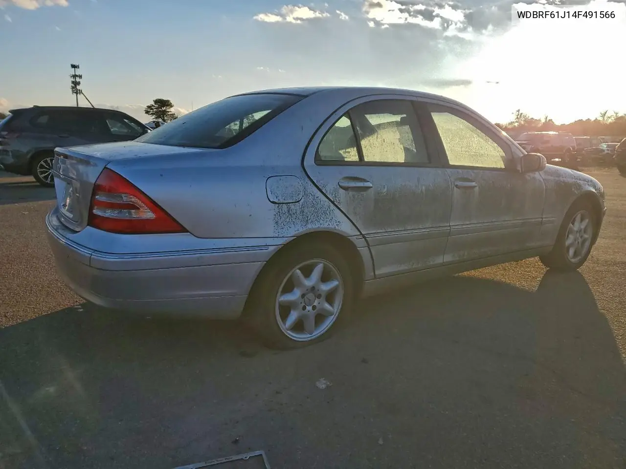 WDBRF61J14F491566 2004 Mercedes-Benz C 240