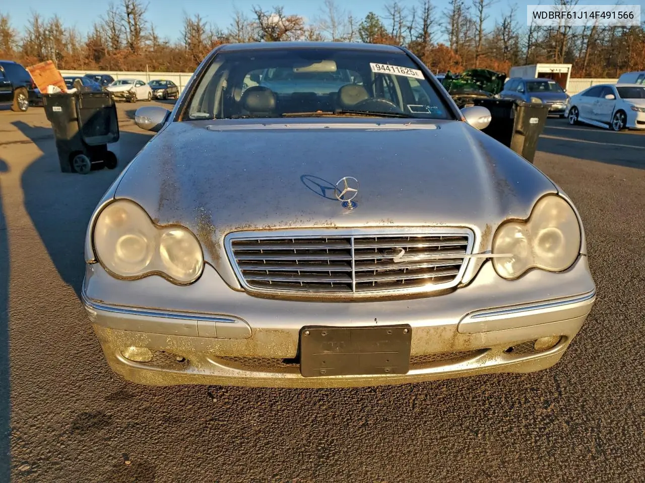 WDBRF61J14F491566 2004 Mercedes-Benz C 240