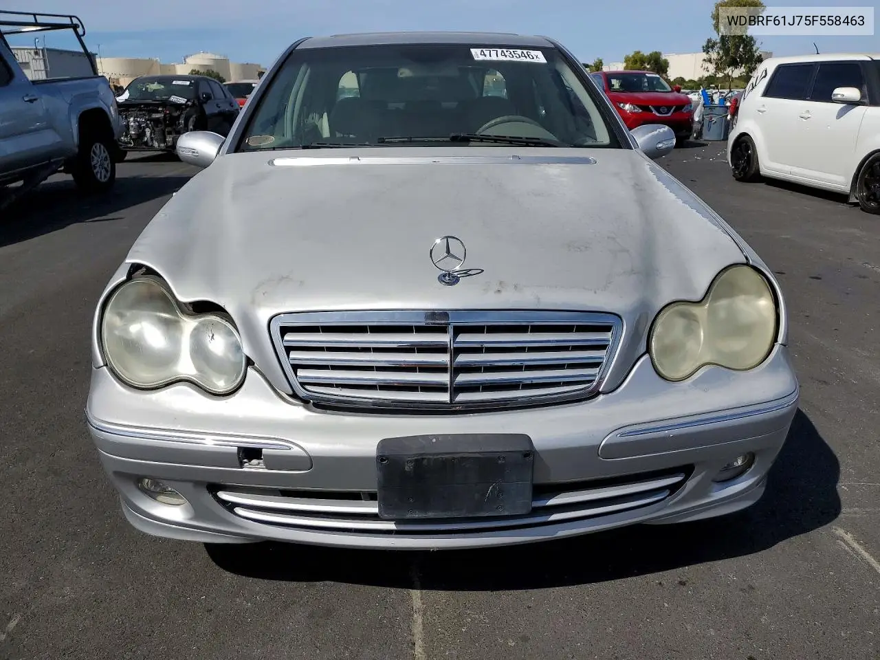 2005 Mercedes-Benz C 240 VIN: WDBRF61J75F558463 Lot: 47743546