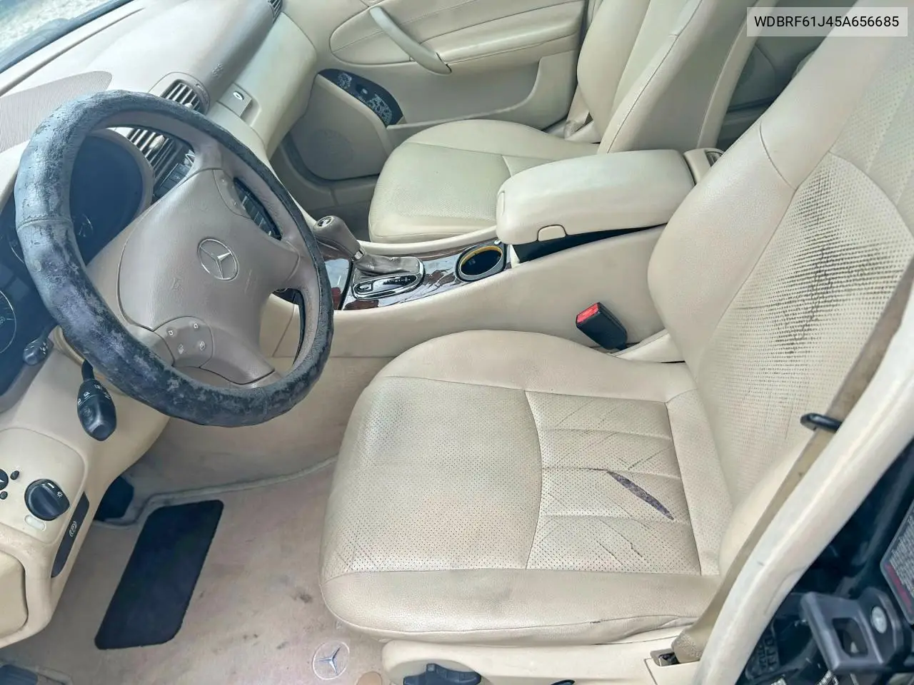 2005 Mercedes-Benz C 240 VIN: WDBRF61J45A656685 Lot: 52238096