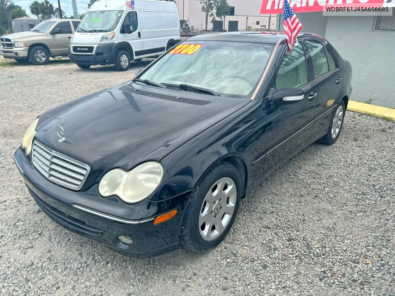 2005 Mercedes-Benz C 240 VIN: WDBRF61J45A656685 Lot: 52238096