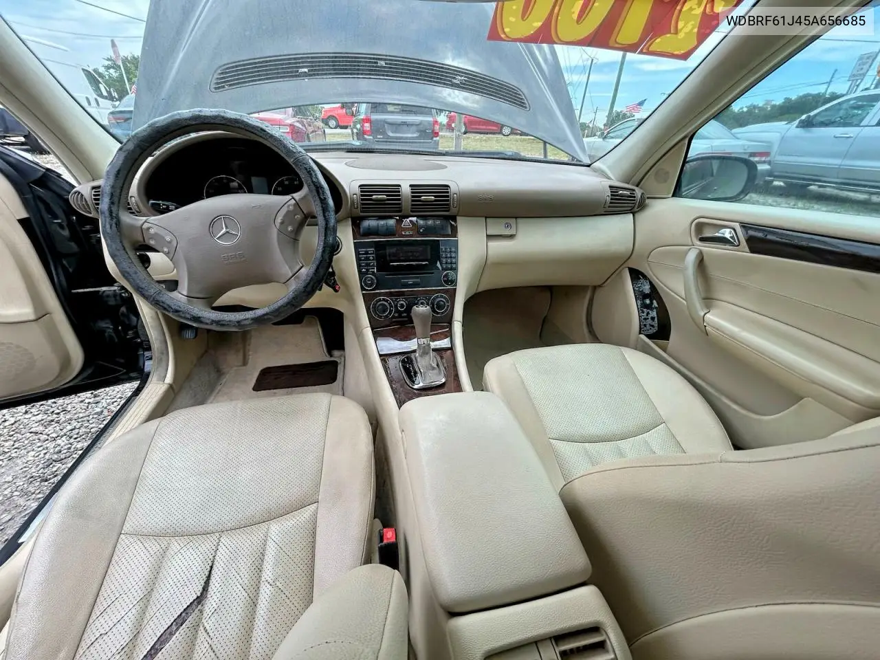 2005 Mercedes-Benz C 240 VIN: WDBRF61J45A656685 Lot: 52238096