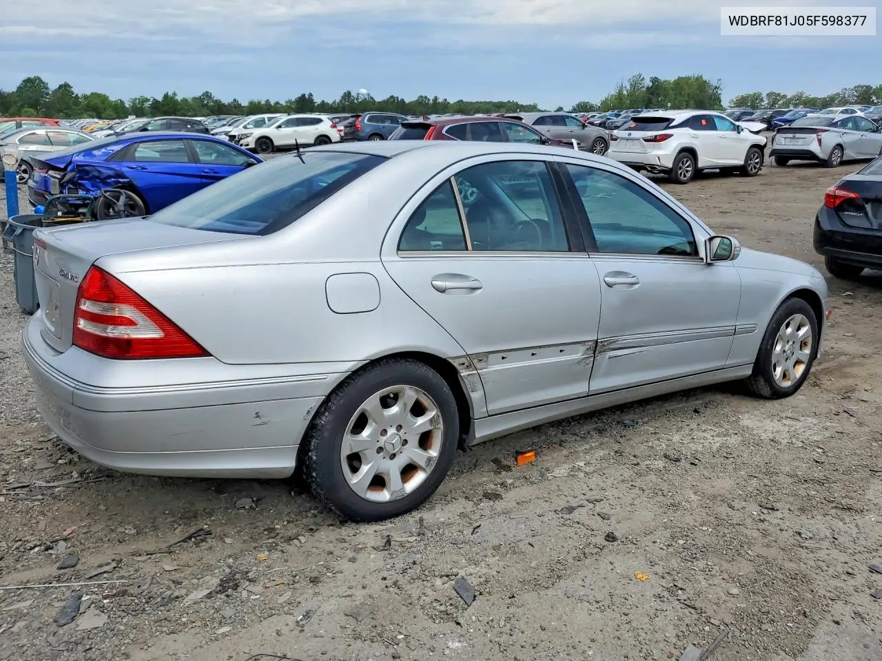 2005 Mercedes-Benz C 240 4Matic VIN: WDBRF81J05F598377 Lot: 57827566