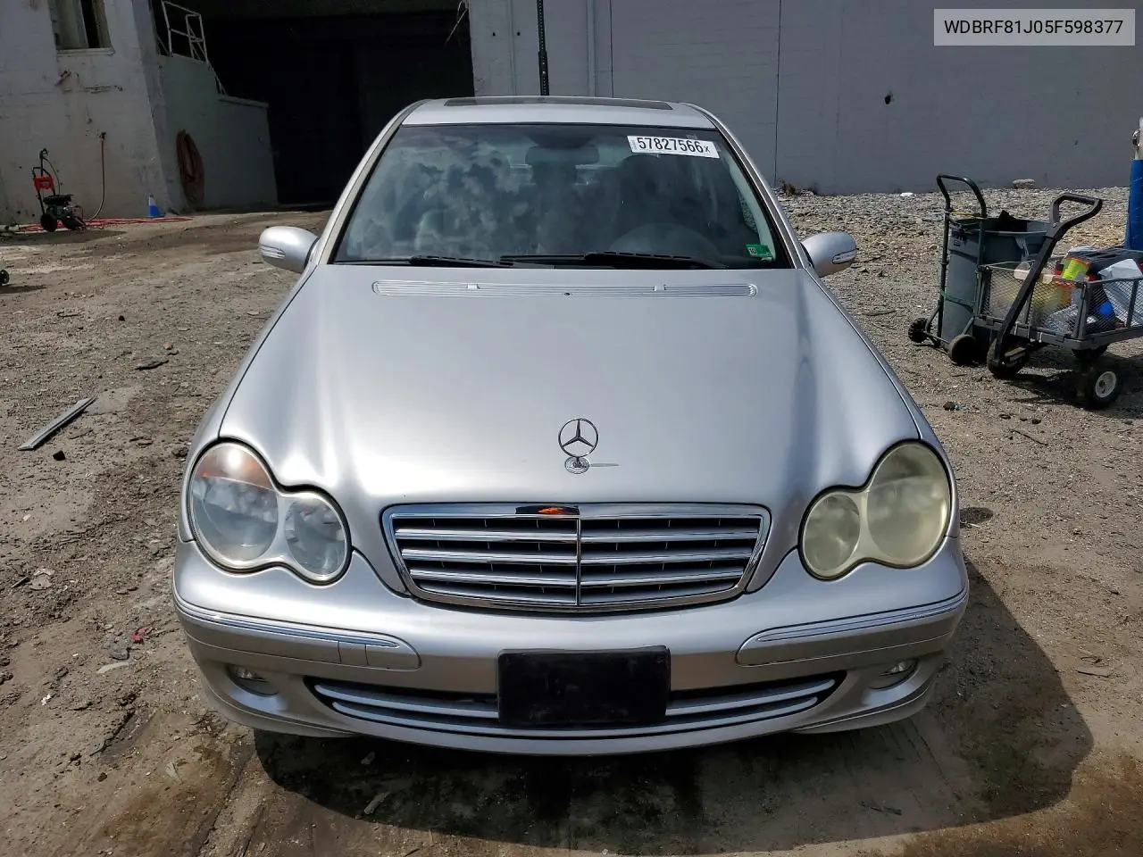 2005 Mercedes-Benz C 240 4Matic VIN: WDBRF81J05F598377 Lot: 57827566