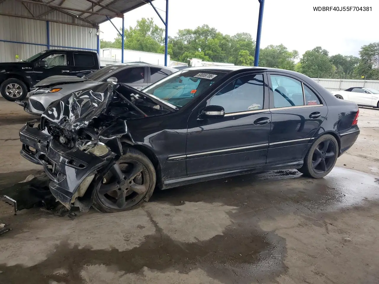 2005 Mercedes-Benz C 230K Sport Sedan VIN: WDBRF40J55F704381 Lot: 58008706
