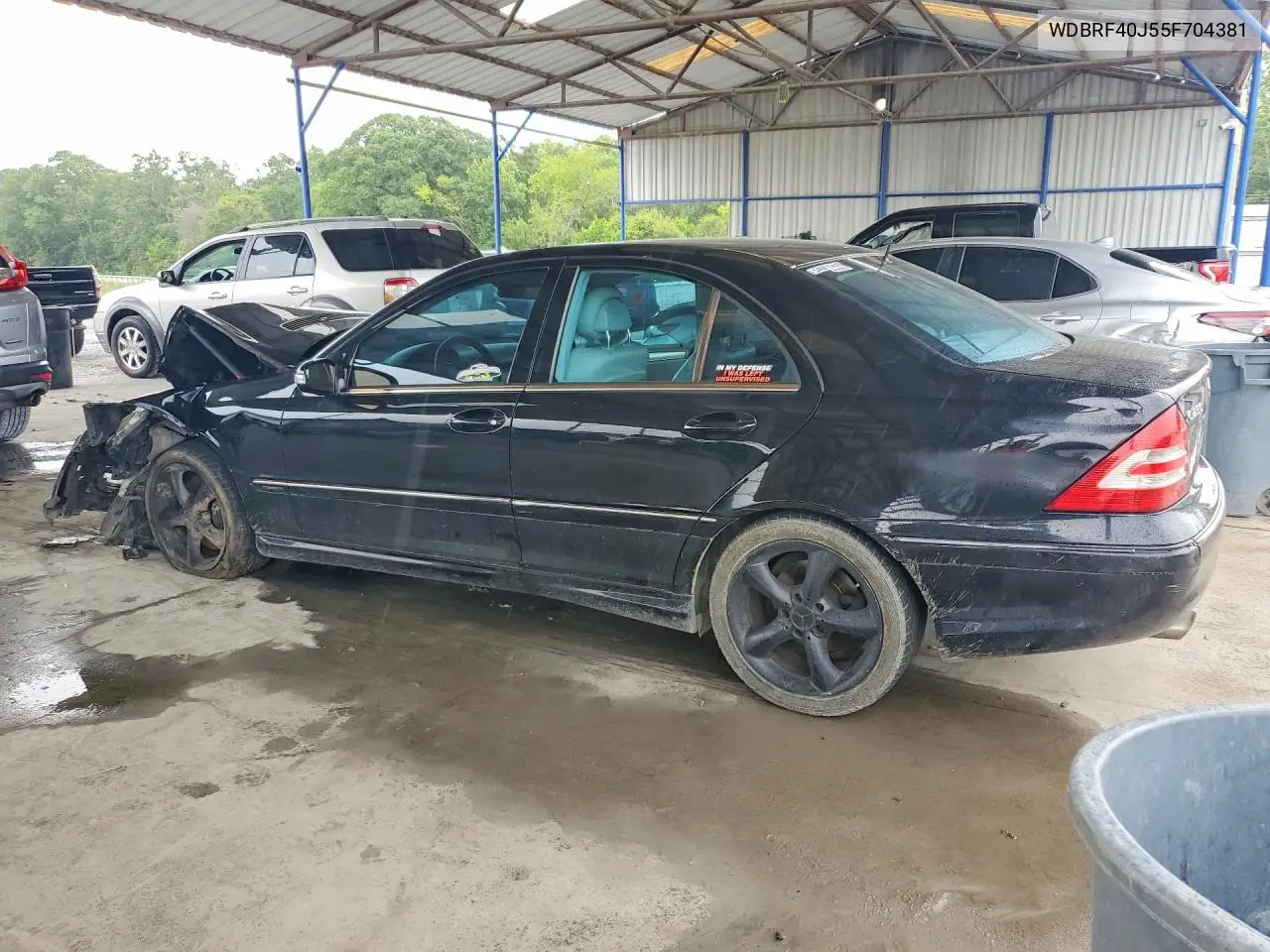 2005 Mercedes-Benz C 230K Sport Sedan VIN: WDBRF40J55F704381 Lot: 58008706