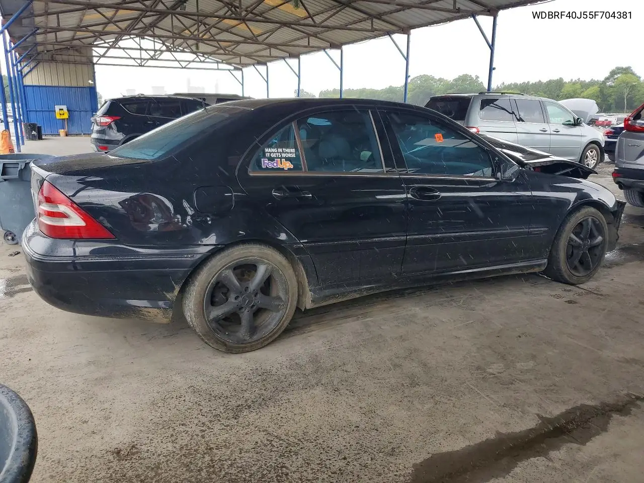 2005 Mercedes-Benz C 230K Sport Sedan VIN: WDBRF40J55F704381 Lot: 58008706