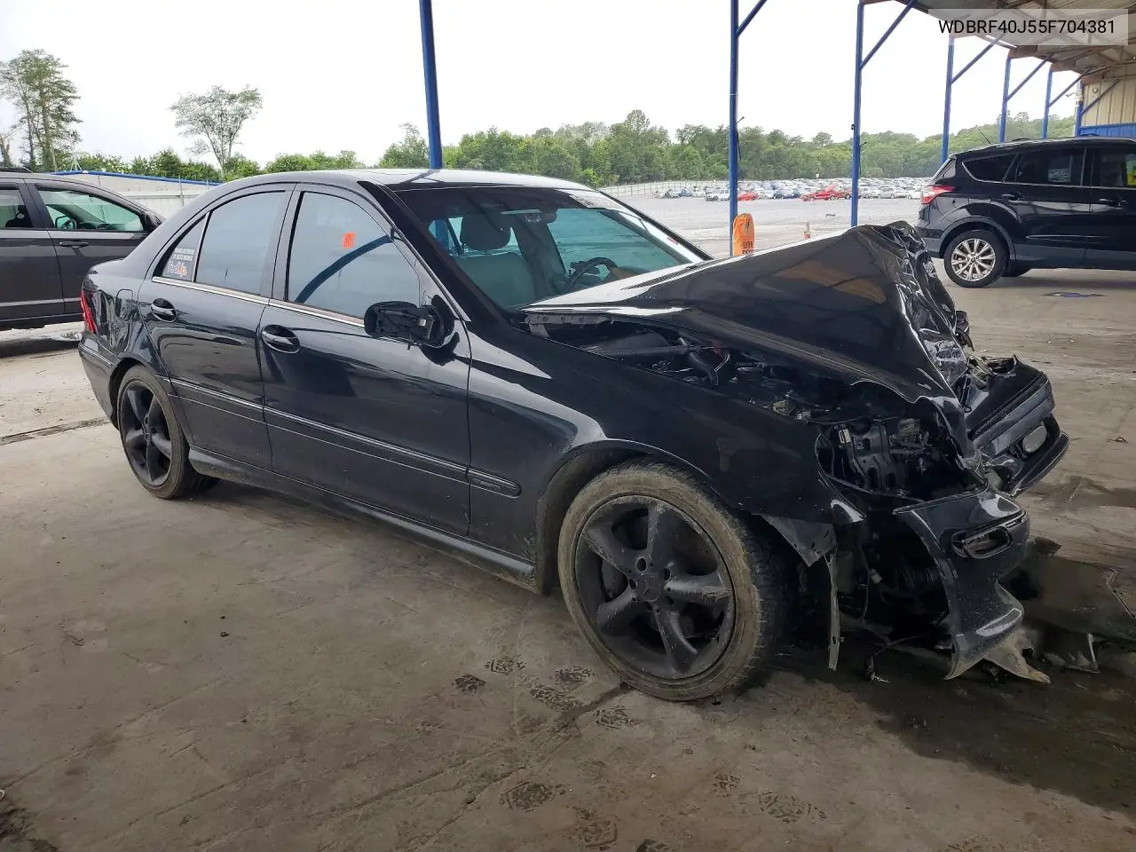 2005 Mercedes-Benz C 230K Sport Sedan VIN: WDBRF40J55F704381 Lot: 58008706