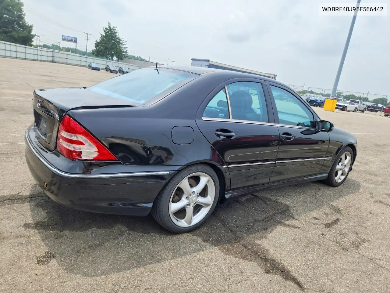 2005 Mercedes-Benz C 230K Sport Sedan VIN: WDBRF40J95F566442 Lot: 61725606