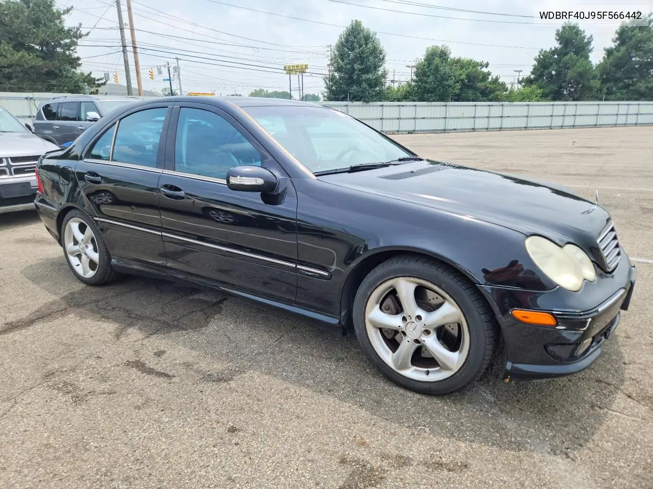 2005 Mercedes-Benz C 230K Sport Sedan VIN: WDBRF40J95F566442 Lot: 61725606