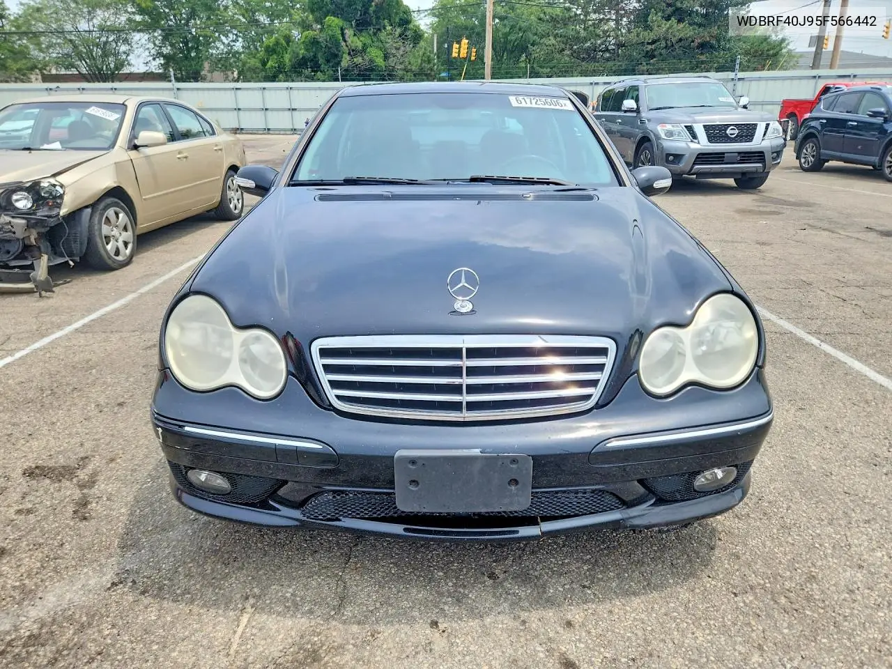 2005 Mercedes-Benz C 230K Sport Sedan VIN: WDBRF40J95F566442 Lot: 61725606