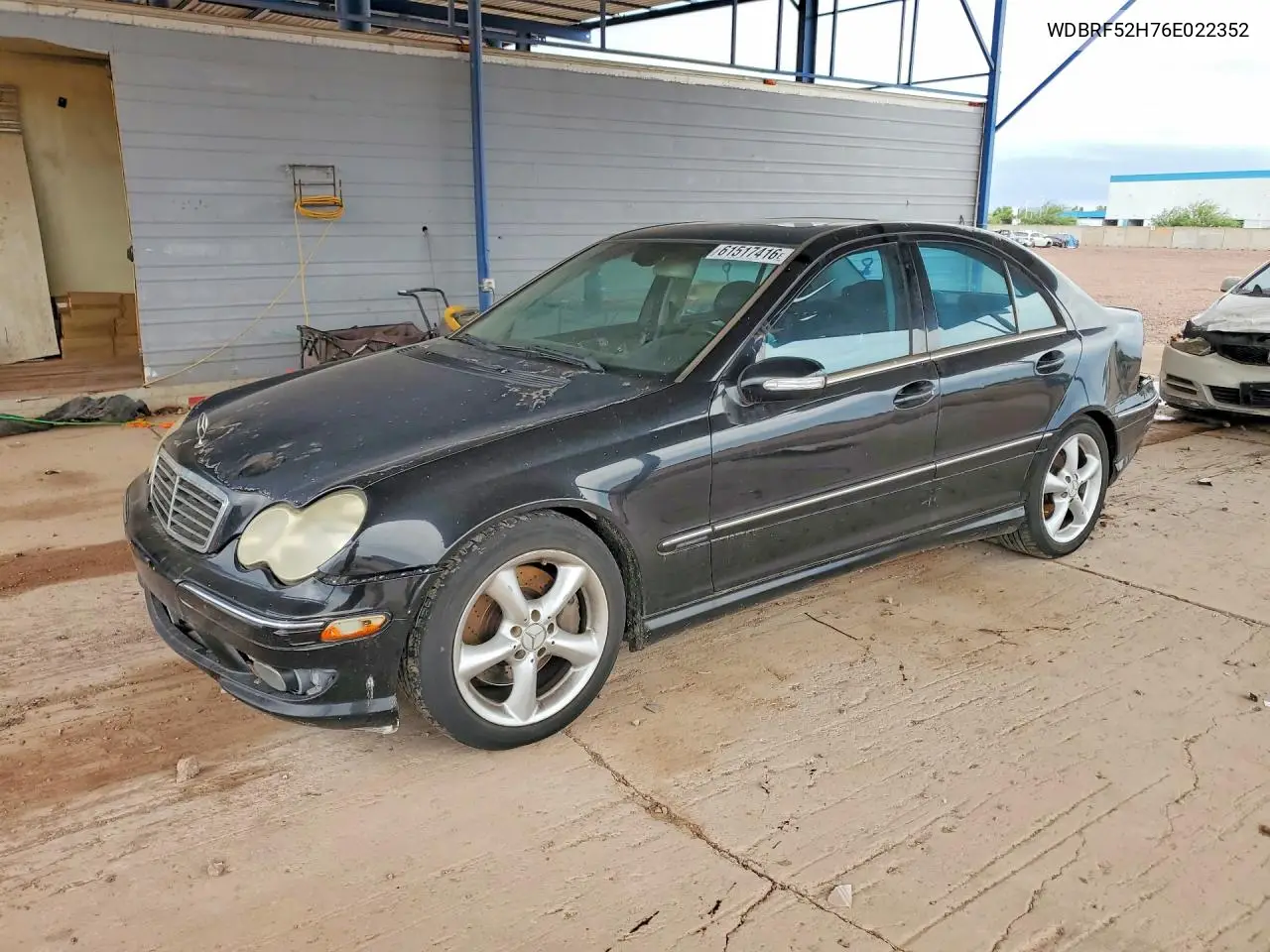 2006 Mercedes-Benz C 230 VIN: WDBRF52H76E022352 Lot: 61517416