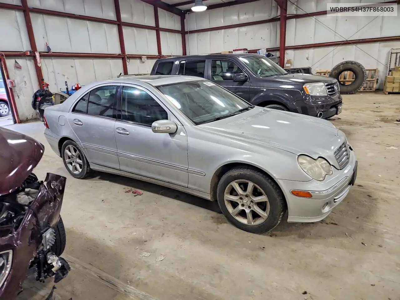2007 Mercedes-Benz C 280 VIN: WDBRF54H37F868003 Lot: 58577116