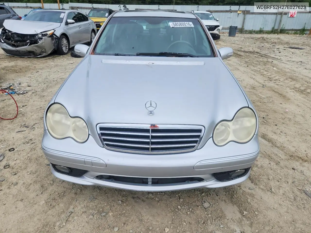 2007 Mercedes-Benz C 230 VIN: WDBRF52H27E027623 Lot: 58580016