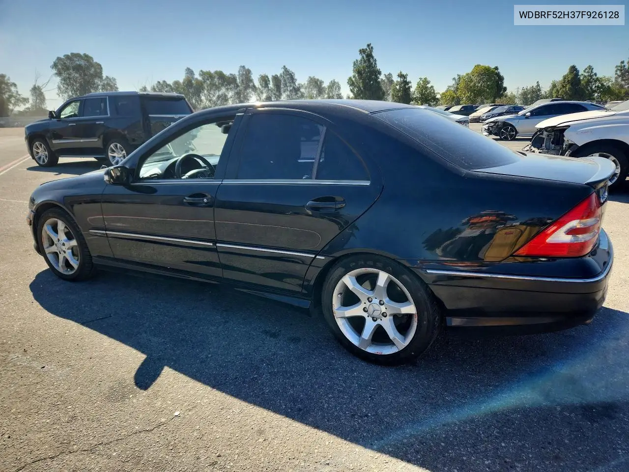 2007 Mercedes-Benz C 230 VIN: WDBRF52H37F926128 Lot: 60331046