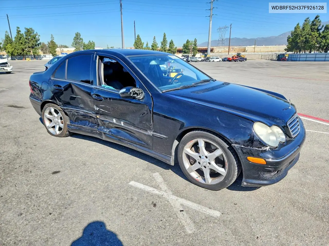 2007 Mercedes-Benz C 230 VIN: WDBRF52H37F926128 Lot: 60331046