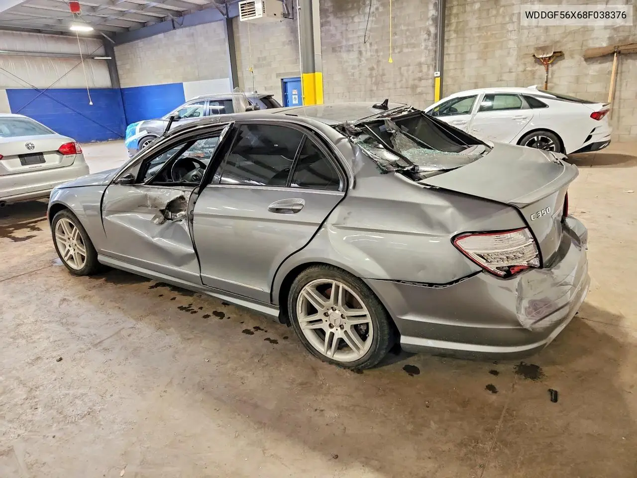 2008 Mercedes-Benz C 350 VIN: WDDGF56X68F038376 Lot: 57538846