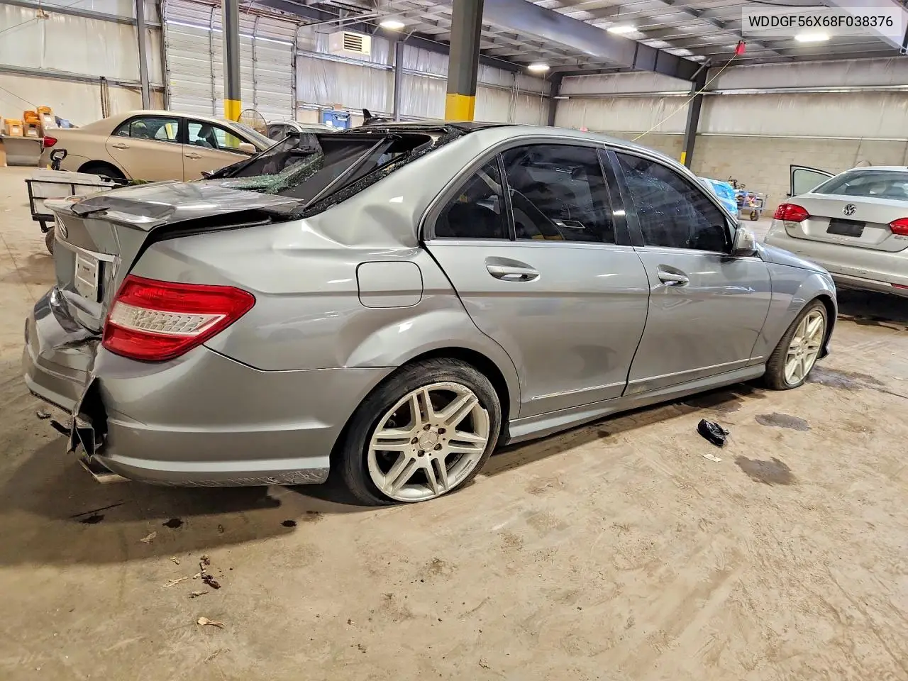 2008 Mercedes-Benz C 350 VIN: WDDGF56X68F038376 Lot: 57538846
