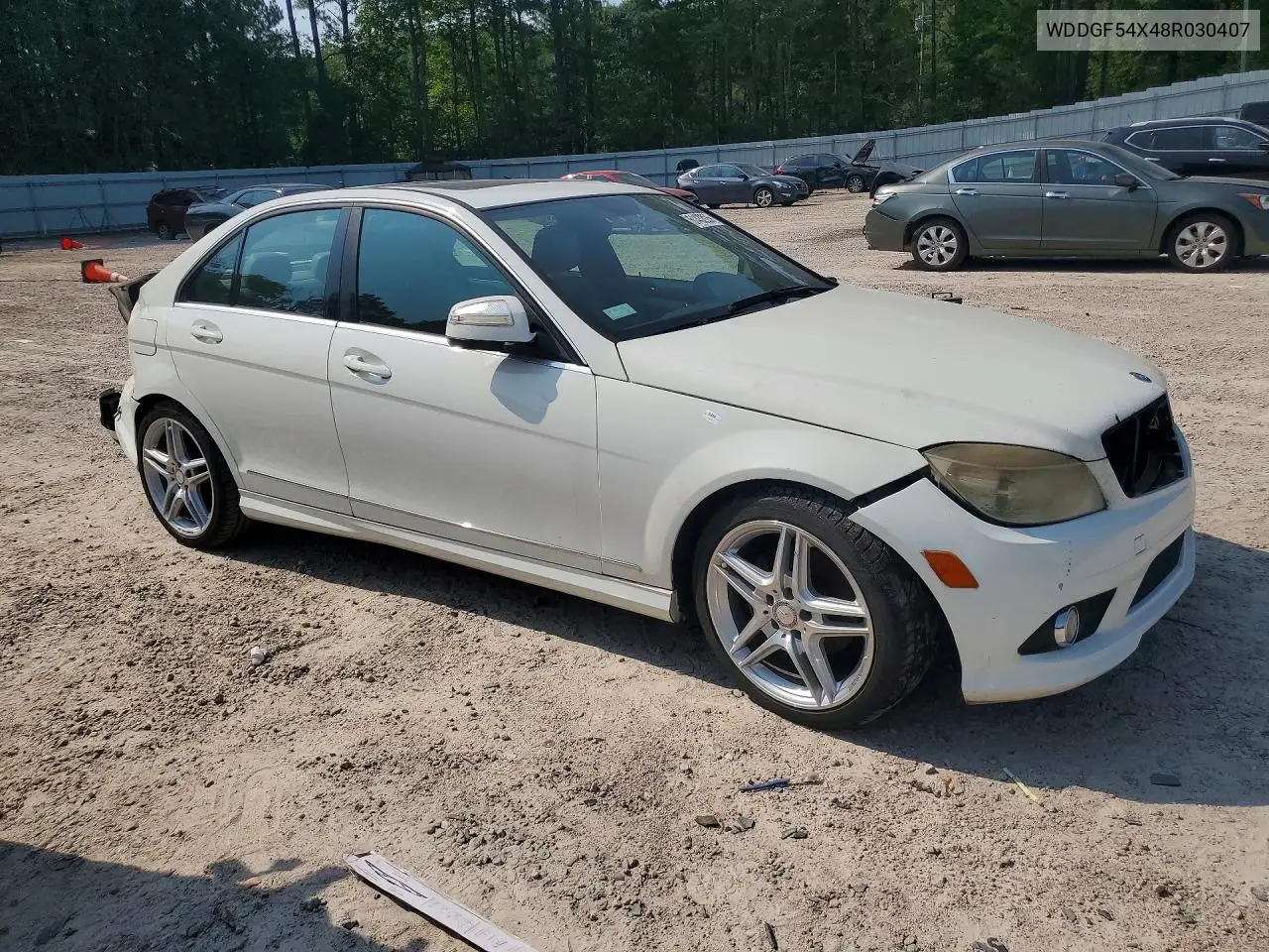 2008 Mercedes-Benz C 300 VIN: WDDGF54X48R030407 Lot: 61432926