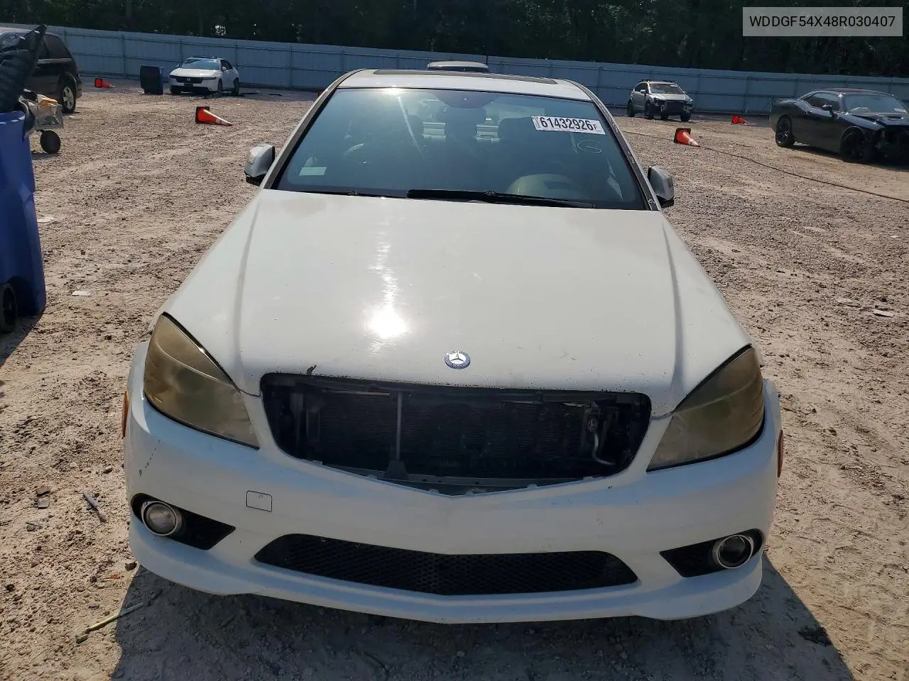 2008 Mercedes-Benz C 300 VIN: WDDGF54X48R030407 Lot: 61432926