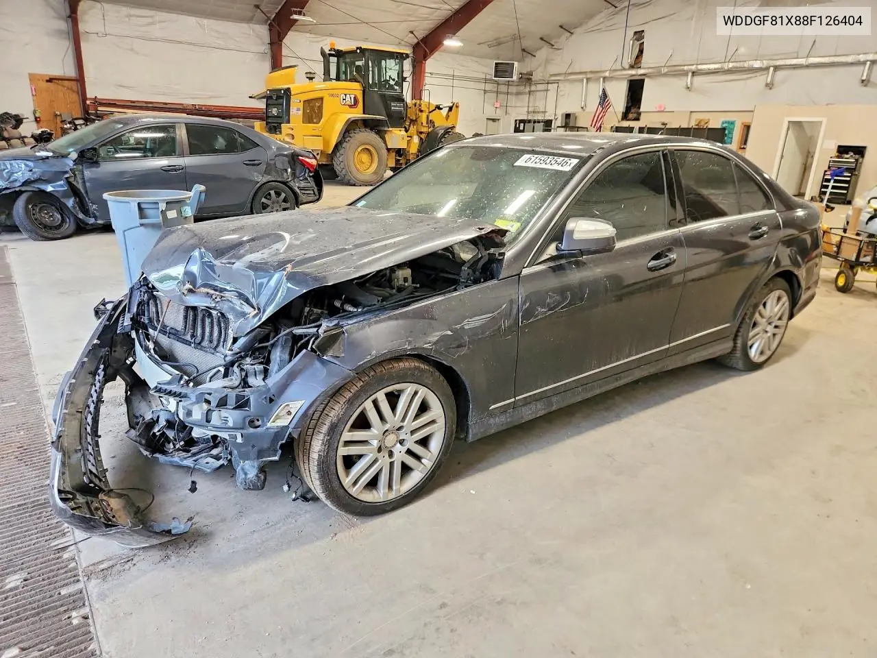 2008 Mercedes-Benz C 300 4Matic VIN: WDDGF81X88F126404 Lot: 61593546