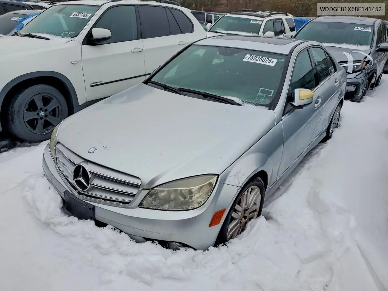WDDGF81X68F141452 2008 Mercedes-Benz C 300 4Matic