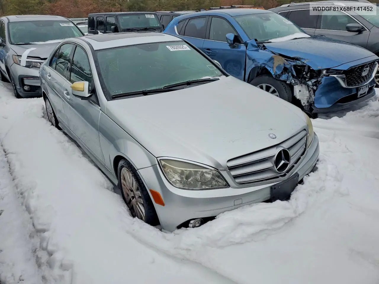 WDDGF81X68F141452 2008 Mercedes-Benz C 300 4Matic