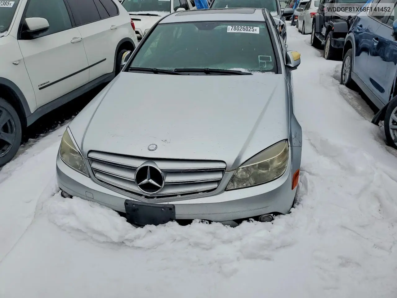 WDDGF81X68F141452 2008 Mercedes-Benz C 300 4Matic