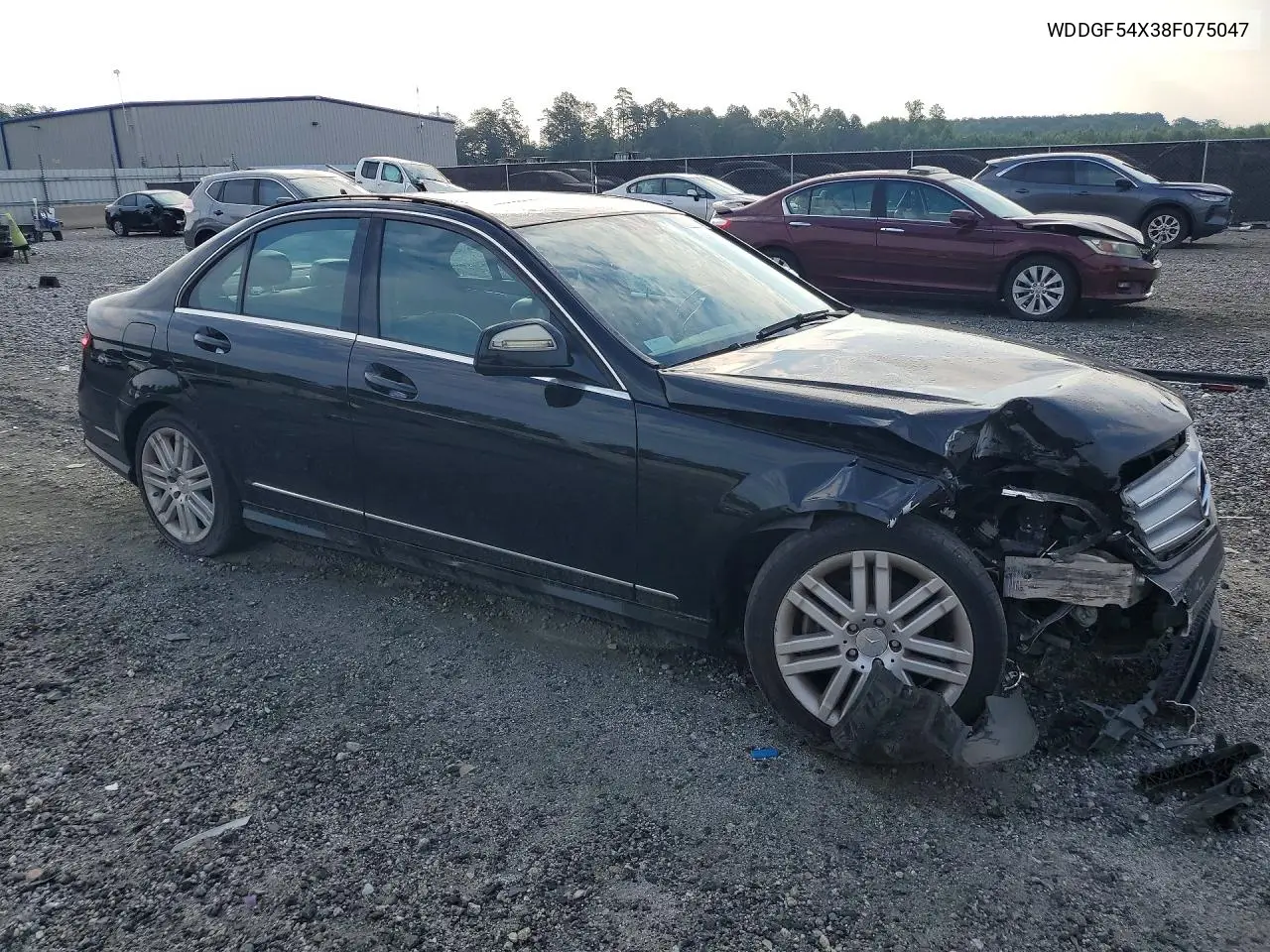 2008 Mercedes-Benz C 300 VIN: WDDGF54X38F075047 Lot: 79134145