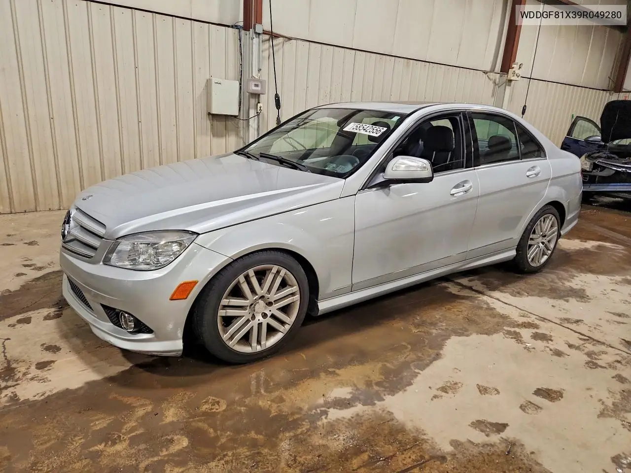 2009 Mercedes-Benz C 300 4Matic VIN: WDDGF81X39R049280 Lot: 58542556