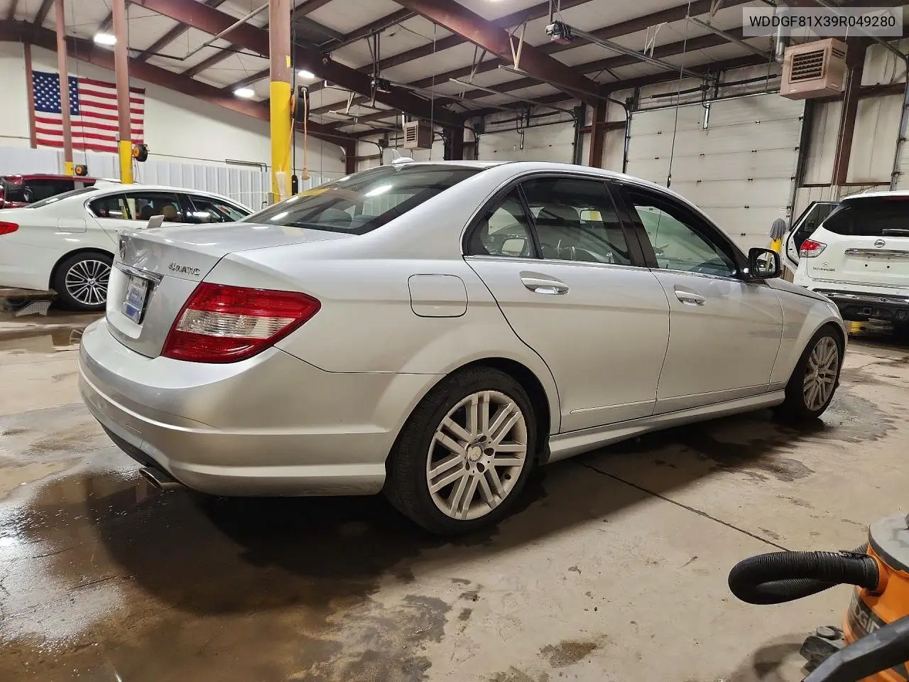 2009 Mercedes-Benz C 300 4Matic VIN: WDDGF81X39R049280 Lot: 58542556