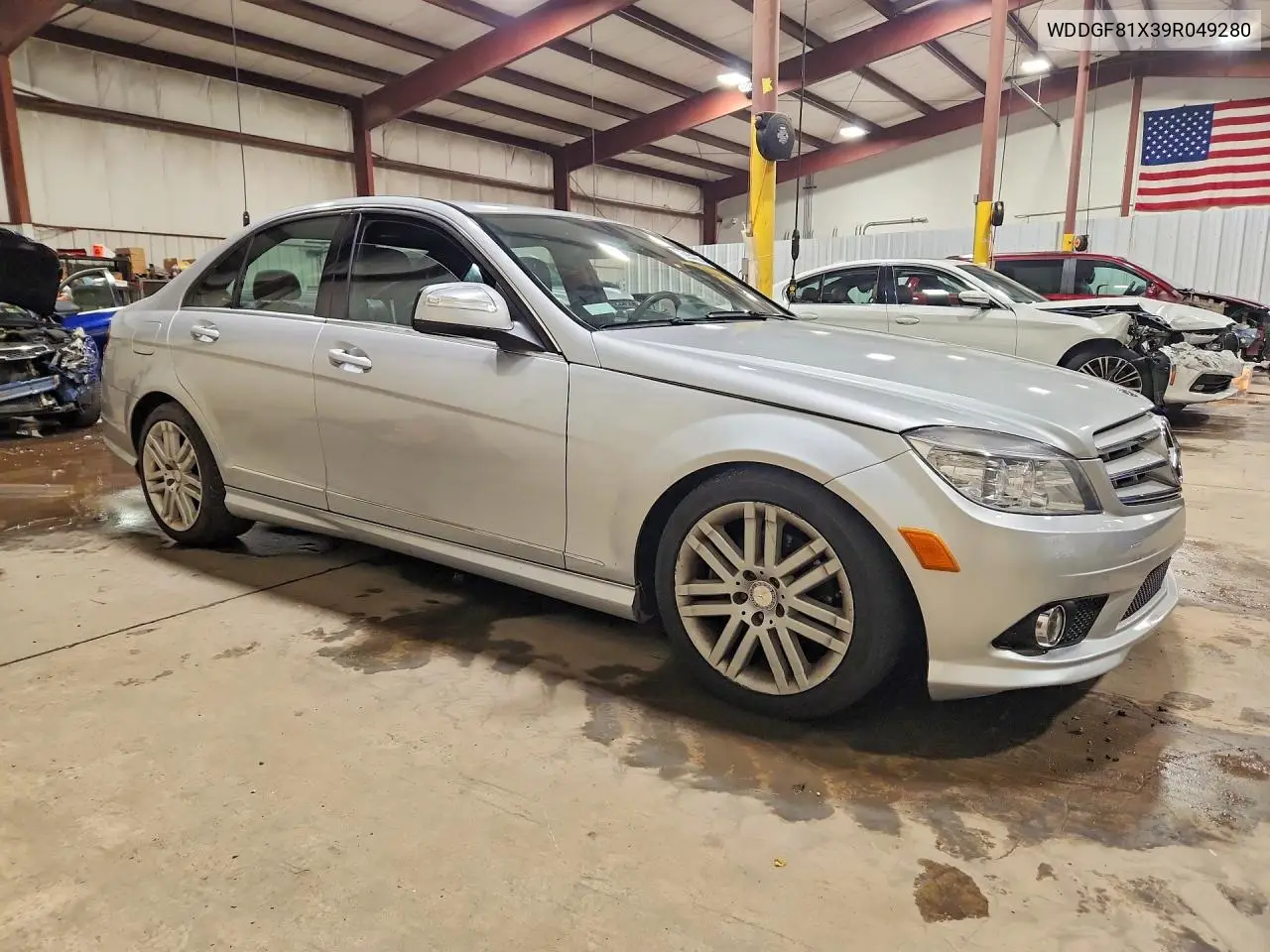 2009 Mercedes-Benz C 300 4Matic VIN: WDDGF81X39R049280 Lot: 58542556