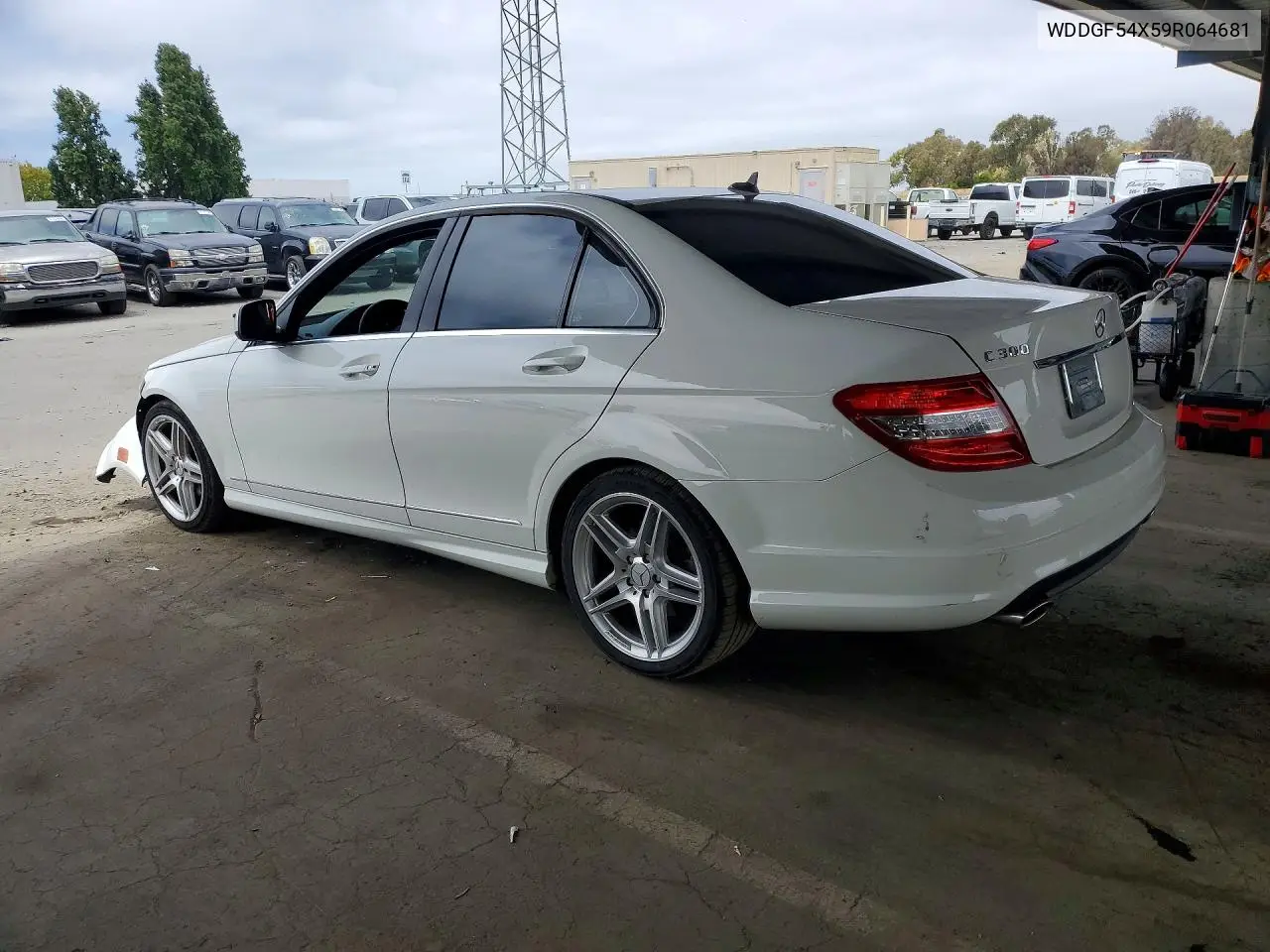 2009 Mercedes-Benz C 300 VIN: WDDGF54X59R064681 Lot: 60078276