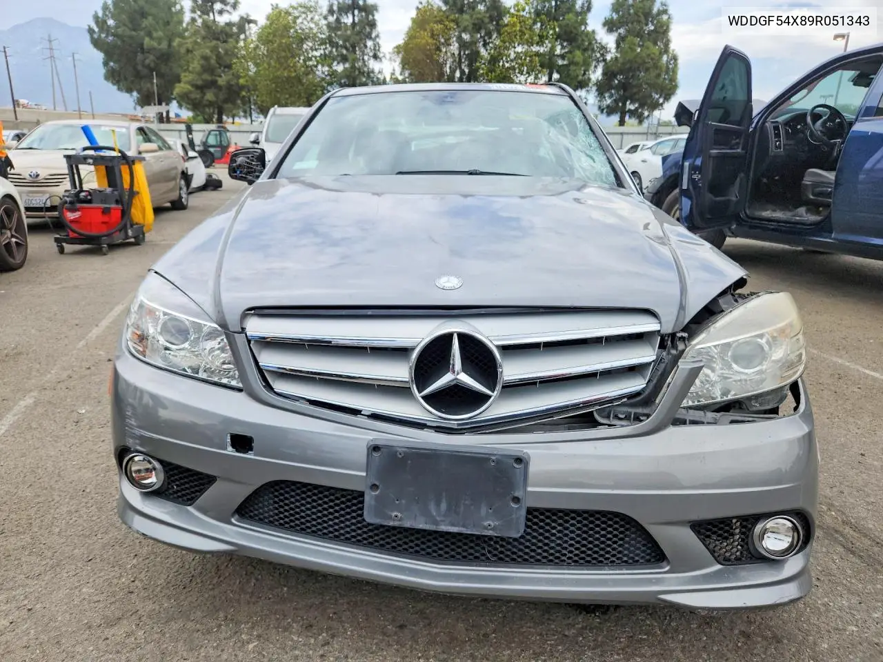 2009 Mercedes-Benz C 300 VIN: WDDGF54X89R051343 Lot: 61921666