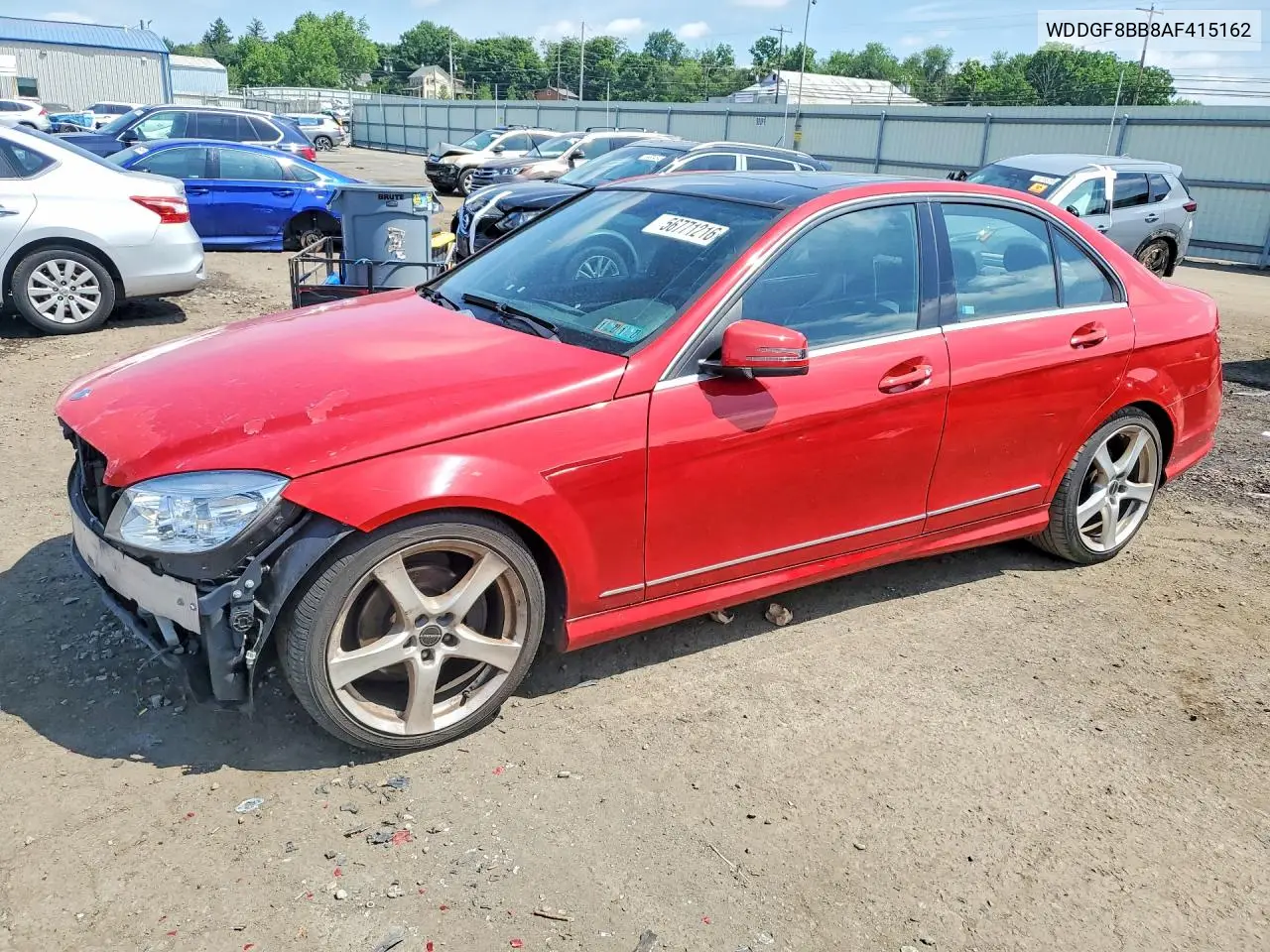 2010 Mercedes-Benz C 300 4Matic VIN: WDDGF8BB8AF415162 Lot: 56771216