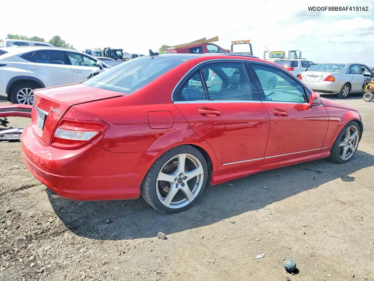 2010 Mercedes-Benz C 300 4Matic VIN: WDDGF8BB8AF415162 Lot: 56771216
