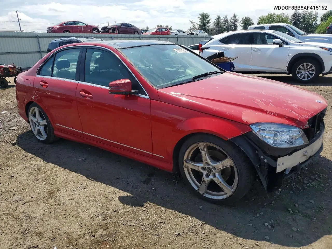 2010 Mercedes-Benz C 300 4Matic VIN: WDDGF8BB8AF415162 Lot: 56771216