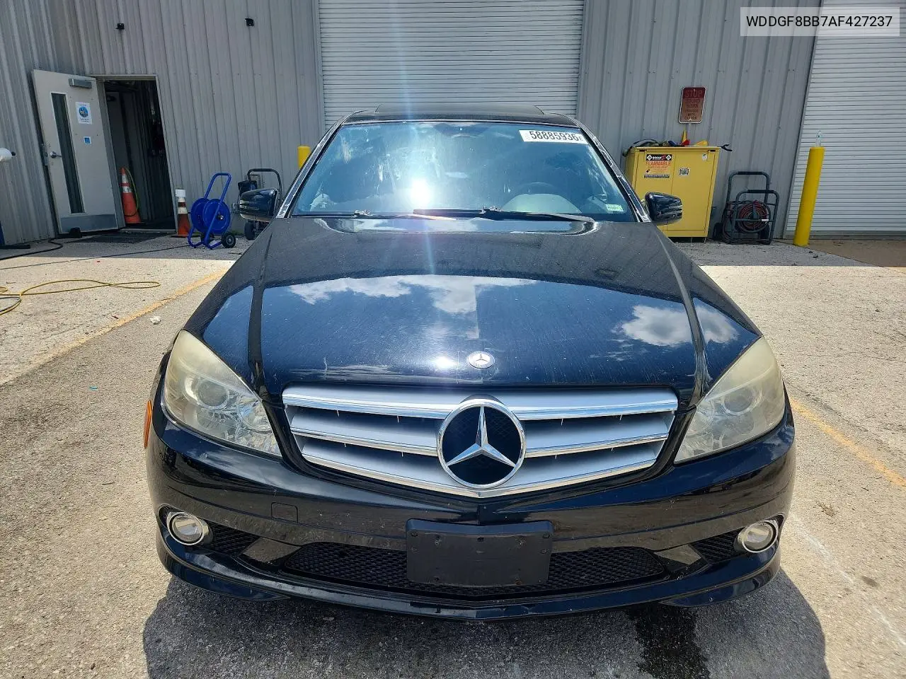 2010 Mercedes-Benz C 300 4Matic VIN: WDDGF8BB7AF427237 Lot: 58885936