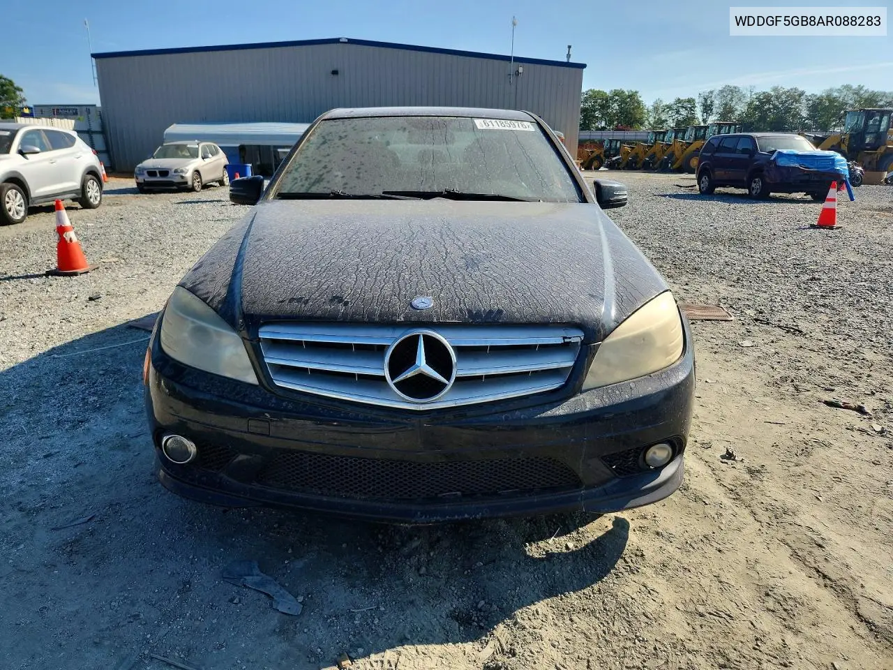 2010 Mercedes-Benz C 350 VIN: WDDGF5GB8AR088283 Lot: 61185976