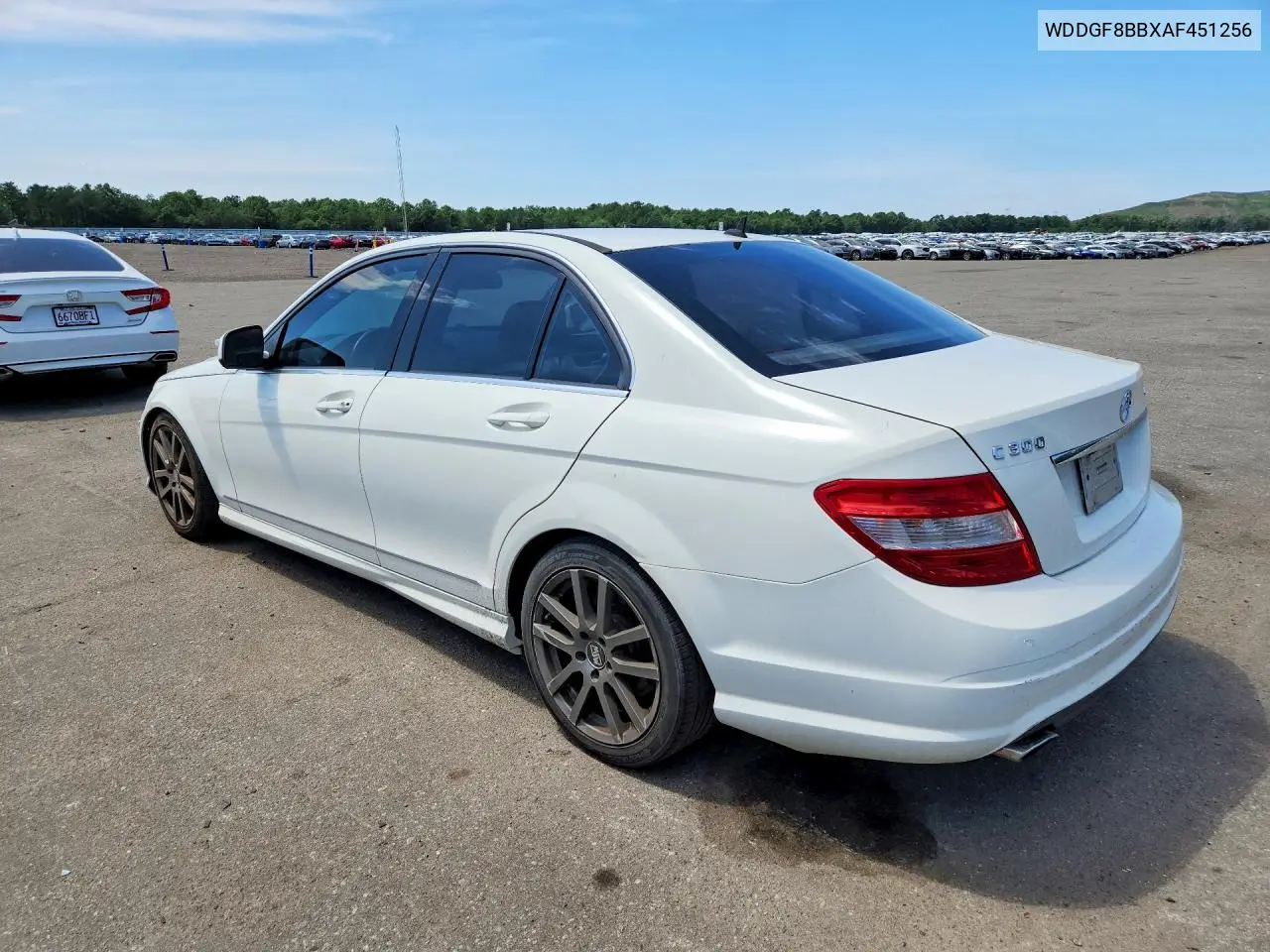2010 Mercedes-Benz C 300 4Matic VIN: WDDGF8BBXAF451256 Lot: 61899896