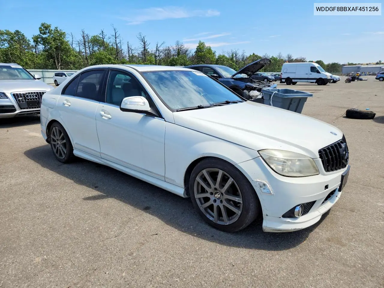 2010 Mercedes-Benz C 300 4Matic VIN: WDDGF8BBXAF451256 Lot: 61899896