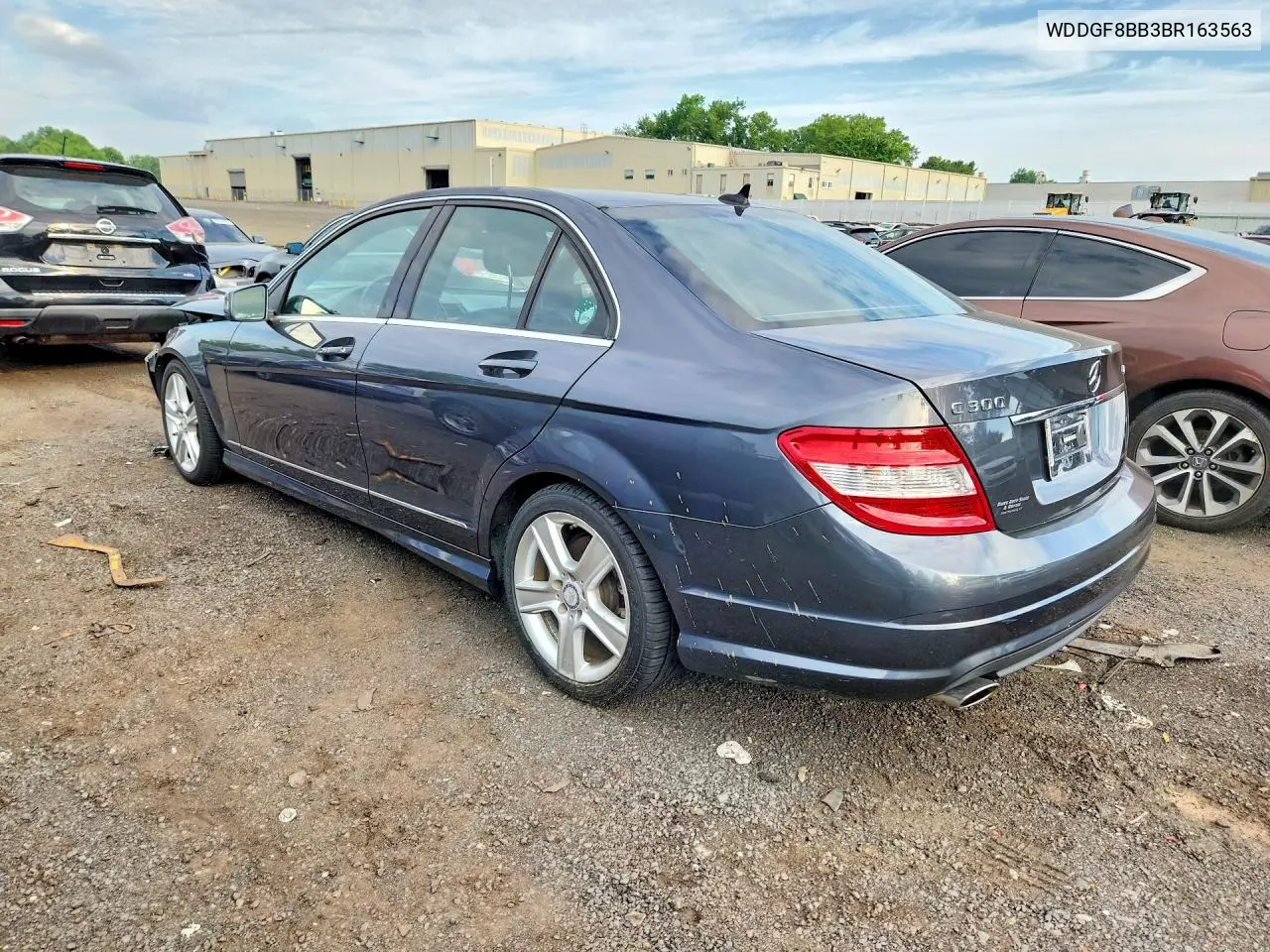 2011 Mercedes-Benz C 300 4Matic VIN: WDDGF8BB3BR163563 Lot: 60417876